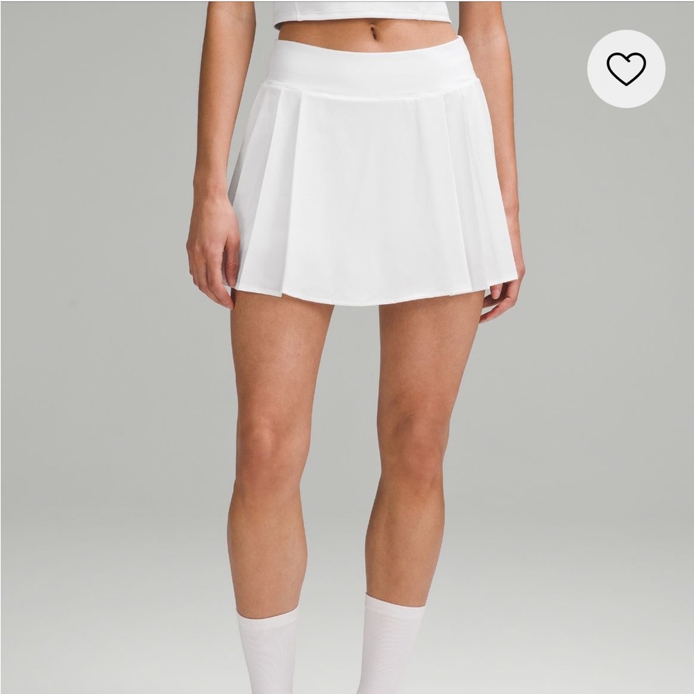 Lulu Lemon Side Pleat High Rise Skort